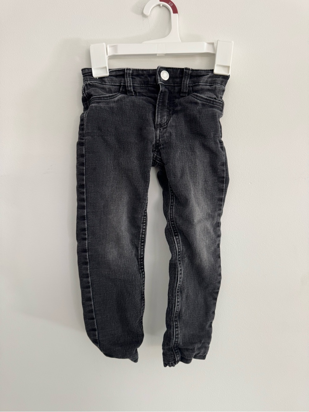 H&M Kids Skinny Fit Lined Jeans Washed Black 3T